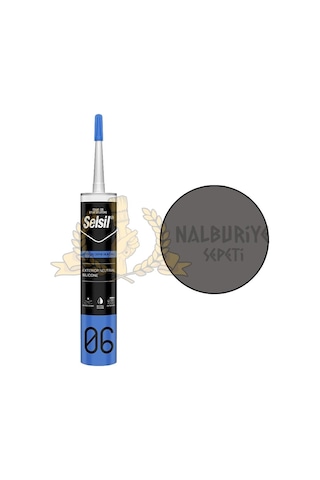 Selsil Dış Cephe Nötr Silikon ANTRASİT GRİ 300 ml.