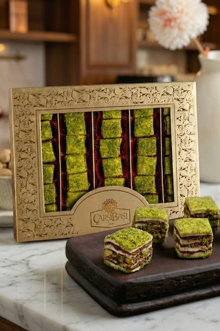 Fıstıklı Çikolatalı Pasta Lokum 600 Gram