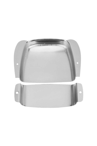 Hfambition Pb Elektro Bas Gitar İçin Çinko Alyüminyum Koruyucu Kiti - Köprü Ve Pikap Koruması, Kolay Kurulum, Gümüş Renk