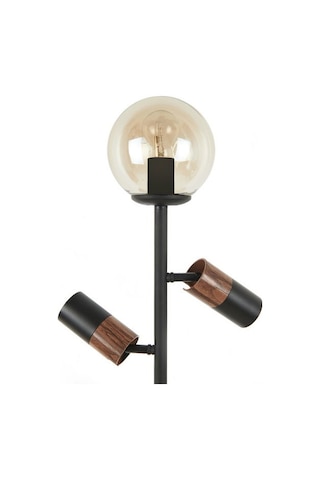 Evidea Lighting Coir Lambader - Siyah / Kahverengi - 150 Cm Siyah / Kahverengi