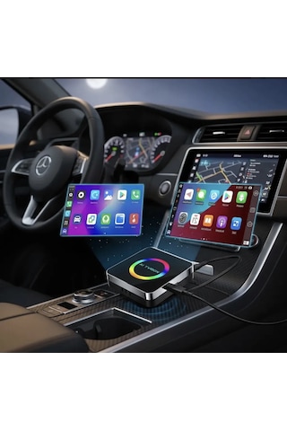 Kablosuz Carplay & Android Auto Adaptörü Wireless Bağlantı, Tak Çalıştır,multimedya Dönüştürücü Diğer