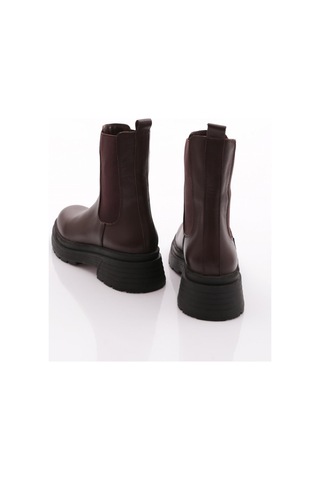 Dgn 5105 Kadin Strech Detayli Bot Kahve