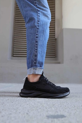 Knack Sneakers Ayakkabı 065 Siyah Süet (Siyah Taban) (553565759)