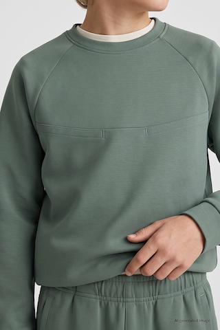 TOMMYLIFE Açık Yeşil Standart Fit Basic Dikiş Detaylı Erkek Çocuk Eşofman Takım - 11325 Yeşili