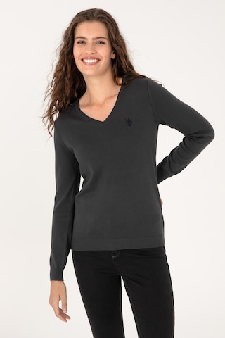 U.s. Polo Assn. Kadın Antrasit Kazak /triko 50313590-vr006 Antrasit