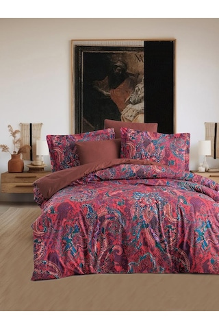 Herıtage Çift Kişilik Nevresim Takımı Harmoney Kırmızı