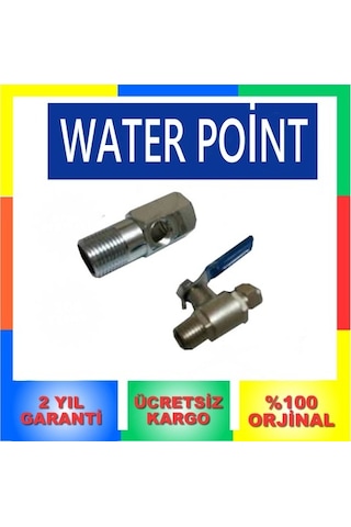 Su Arıtma Cihazı Metal Kuresel Vana-Hat Alma Vanası | Water Point Su Arıtma Cihazı Metal Kuresel Vana-Hat Alma Vanası | Water Point