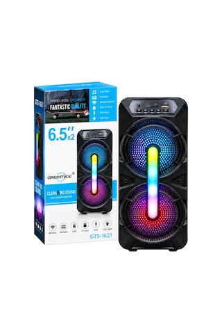 Gts-1621 Taşınabilir Kablosuz Led Işıklı Hoparlör: Müziğin Gücünü Hissedin