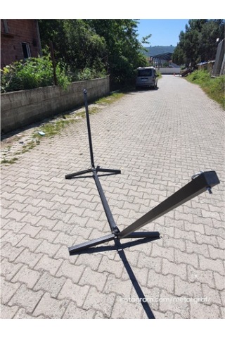 Metal Hamak Ayağı Hamak Standı Hamak Askısı Siyah