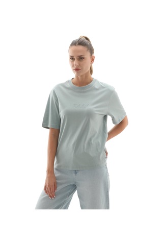 B0a424beym1-r Timberland Lush Comfort Short-sleeve Tee Kadın T-shirt Açık Mavi B0a424beym1-r Açik Mavi