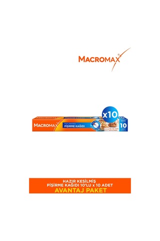 Hazır Kesilmiş Pişirme Kağıdı - 10x10 Avantaj Paket