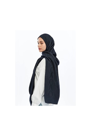 Valentino Orlandi Alia Vo Motif Desen Şal - 6545 Lacivert