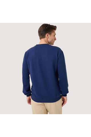 Antrasit Fila Erkek Bisiklet Yaka Sweatshirt Deva Fam0570 Antrasit