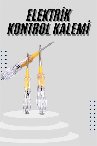 Hepsi Kontrol Kalemi Çift Taraflı Uçlu Elektrik Akım Test Cihazı Najmaddin 76041409