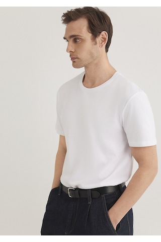 Mavi 065574-620 Basic Tişört Beyaz