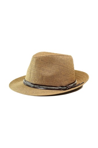 Twingold İsme Özel Hasır Fötr Şapka - Ab01006 - Camel Camel