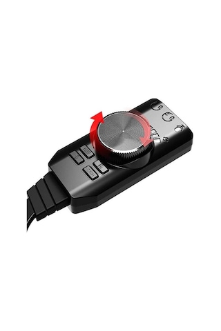 A4677 Usb 2.0 Ses Kartı 7.1 Kanallı Pc Ve Laptop Için Pubg Oyun Harici Ses Kartı 3.5mm-kulaklıkla Tak Ve Çalıştır Mikrofon Jakları Ses Kontrolü Mikrofon Oyunları Ses Efekti Yükseltme Adaptörü