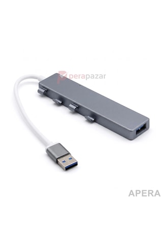 4 Port Usb Çoklayıcı Hub 1x Usb 3.0 + 3x Usb 2.0 5gbps Hızlı Veri Aktarımı Type-c Güç Girişli Bilgisayar Laptop Çoğaltıcı Cn09