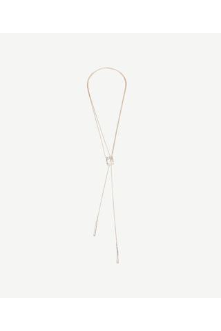 Yargıcı Kapama Detaylı Uzun Kolye 25kkbj8120x 630 Gold