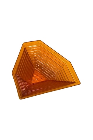 Takoz Lamba Camı Piramit Sarı