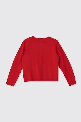 Panço Liberty Kumaş Kız Çocuk Triko Hırka Kırmızı 5621GK82002