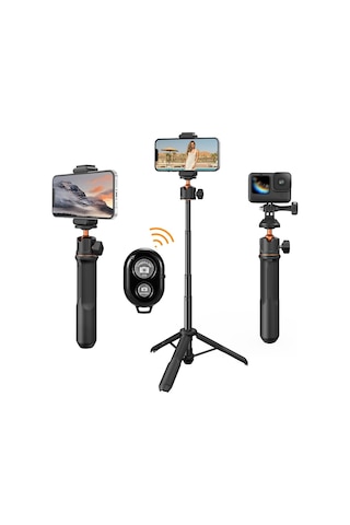 K&f Concept 60cm Selfie Çubuğu & Tripod Aksiyon Kameralar Ve Cep Telefonları İle Uyumlu