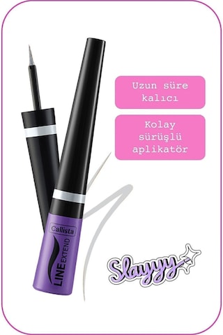 Callista Line Extend Dipliner Uzun Süre Kalıcı - 08 Pretty Foil - Gri