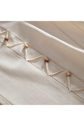 Boncuk Ponponlu Runner 50x130 Cm Abanoz