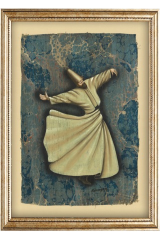 Sinan Grafik Stn-5701 Semazen Tablo 33x44 Cm Çerçeveli
