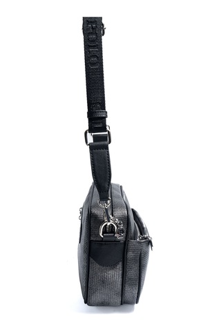 Silver Polo Sp1267 Kadın Çapraz Çanta Petek M.gümüş-siyah