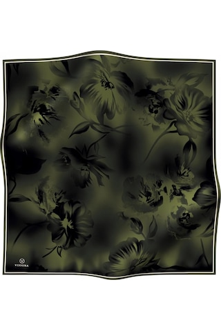 Vissona Twill İpek Eşarp - 6269 - 0037 - Kadın