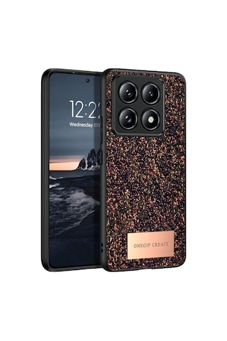 Onegif Xiaomi Mi 14t Pro Bright Simli Kapak