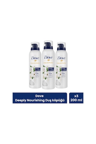 Dove Depply Nourishing Duş Köpüğü 200 Ml X 3 Adet PKT.DOVE.038 Diğer