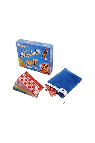 Vıp Kalite Deluxe Tombala Yılbaşı Oyunları Ahşap Pullu Tombala Büyük Boy Oyun Kartları Aile Oyunları