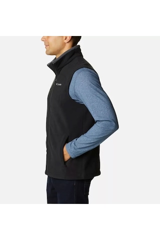 Columbia Fast Trek Fleece Vest Erkek Polar Yelek Am1056-009 Siyah
