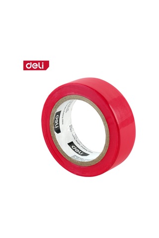 Delı Elektrik Yalıtım Bandı 0.13mm 18mm 10m Kırmızı İzolasyon Bandı