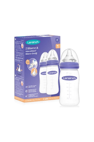 Lansinoh Natural Wave PP Biberon Seti 240 ML X 2