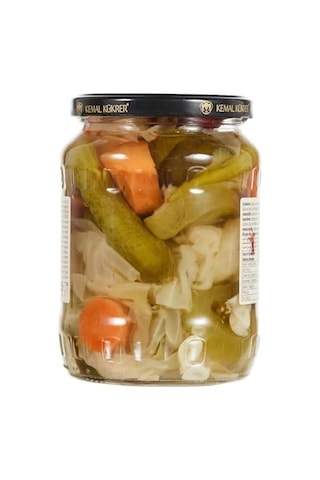 Karışık Turşu Cam Kavanoz 680 Gr 12 Izgara