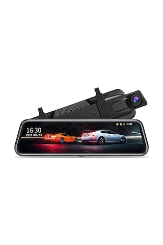Mpıa Aynalı Araç Kamerası 10" Ekran 1080p Geri Görüş Çakmaklık