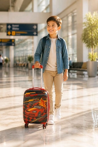 Albatros Monalisa Home Ccs Lüks Kabin Boy Çocuk Valizi Mavi - Siyah