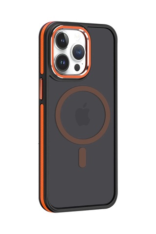 Joko Apple Uyumlu iPhone 15 Pro Max Winner Magsafe Kapak - Turuncu Çok Renkli