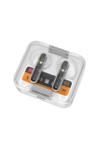 5.4 Bluetooth Retro Kaset Tasarımlı Şeffaf Kablosuz Kulaklık Şıklık Ve Performansı Bir Arada