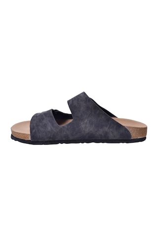 Fly Soft S902.002 Unısex Çift Tokalı Mantar Taban Comfort Terlik Siyah Siyah