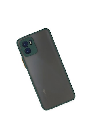 Uryport Vivo Y15s Kılıf Montreal Silikon Kapak - Yeşil