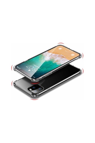 Apple Uyumlu iPhone 11 Pro Kilif Seffaf Nitro Anti Shock Kapak 389752170