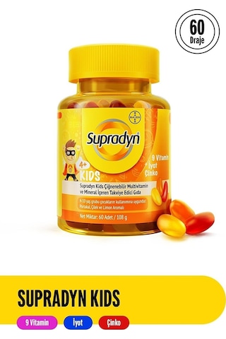 Supradyn Kids Multivitamin 60 Tablet