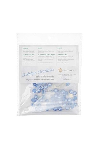 Beaded Crystal Ornament Kit-blue Crystal Ice Drops -nchbok-022 Diğer