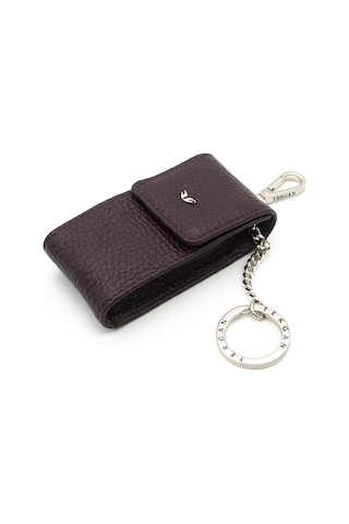 Bordo Deri Unisex Anahtarlık 0095m71