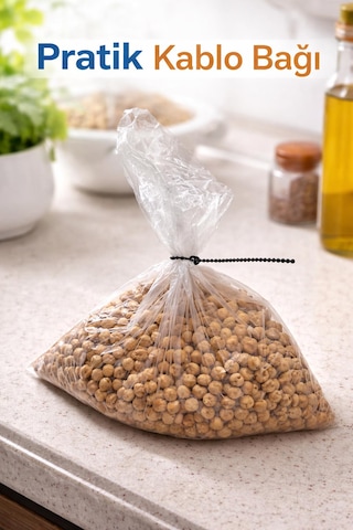 Siyah Kablo Bağı Klips Plastik Cırt Cırt Kelepçe 120 Mm 12 Cm Tekrar Kullanılabilir 100 Adet 12 Cm Siyah