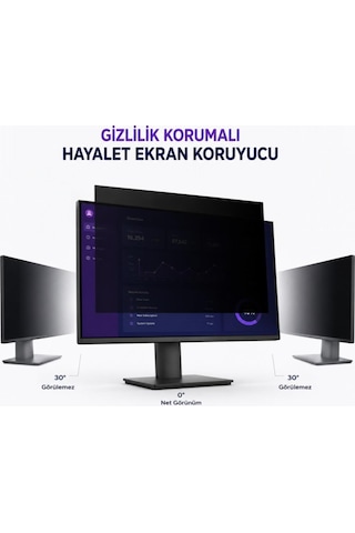 Dell Pro E2425hsm 23.8 İnç İle Uyumlu Hayalet Ekran Koruyucu, Yandan Görünmeyen Anti-spy